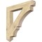 Ekena Millwork Balboa Arts & Crafts Rough Sawn Bracket, Douglas Fir, 6"W x 44"D x 44"H BKT06X44X44BOA03RDF - alternate 1